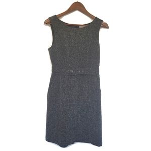 Banana Republic Tweed Dress Grey Size Petite 6